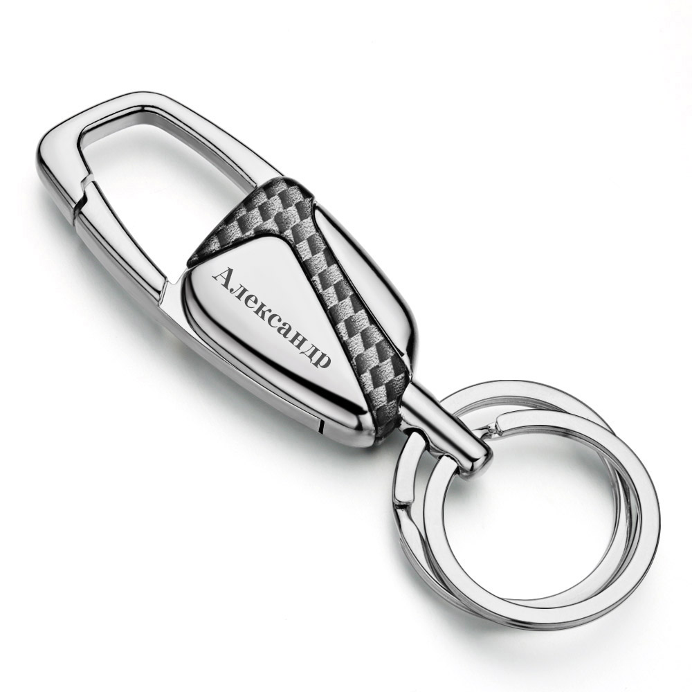 Personalized Keyring Double Sw - Initial Ring Custom review and price