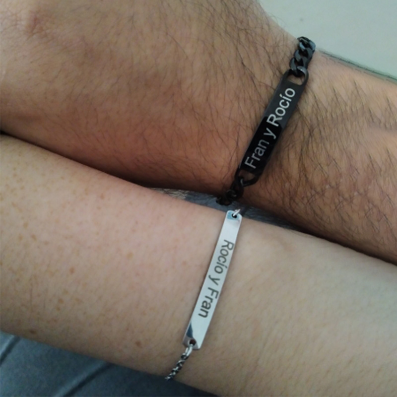 Personalized Stainless Steel E - Coordinates Bracelet review and price