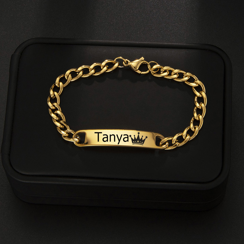 Personalized Stainless Steel E - Coordinates Bracelet review and price