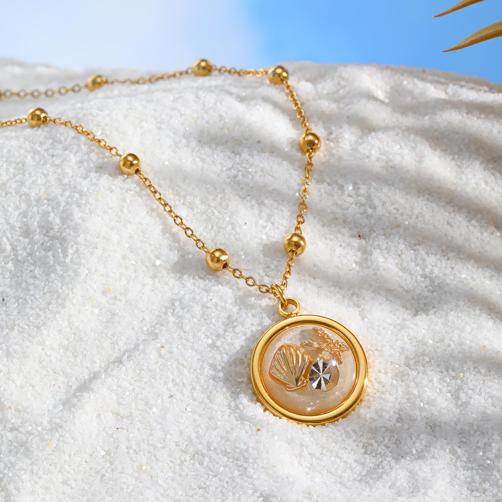 Women's Round Necklace with Sh - Birth Flower Necklace review and price