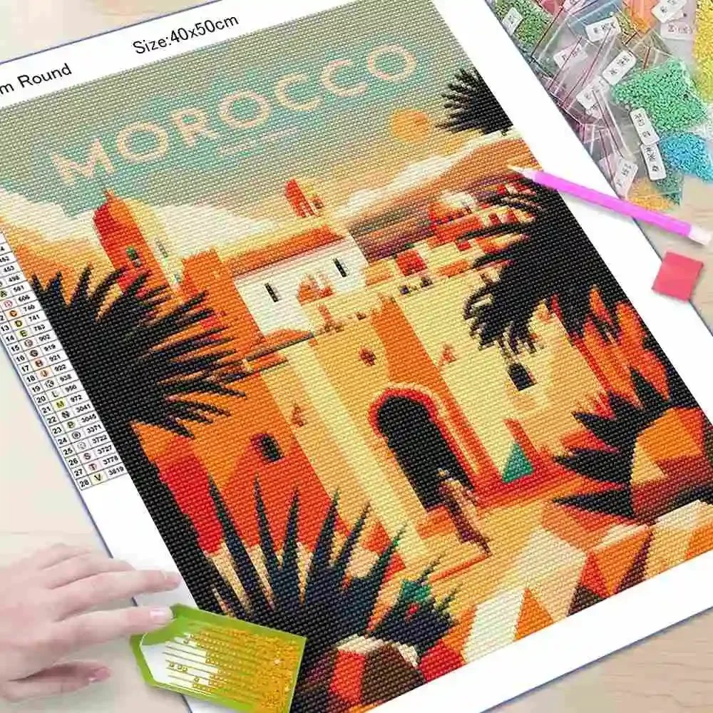 5D DIY Frameless Diamond Paint - Photo Mosaic Print review and price