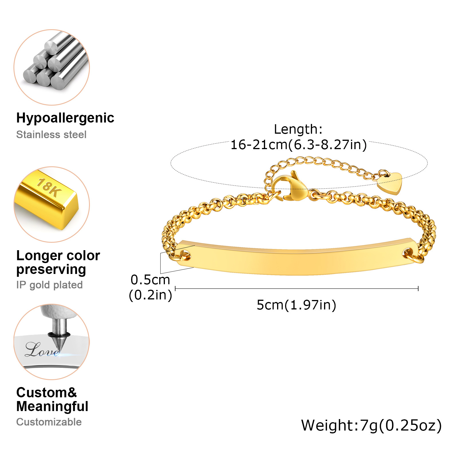 Personalized Name Bar Bracelet - Coordinates Bracelet review and price